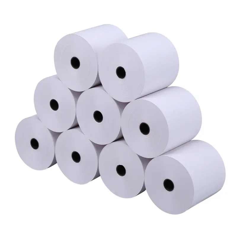 20 Rollos De Papel Térmico 80mm X 80mm (Contómetros )