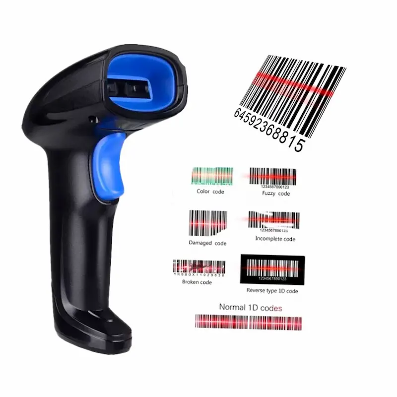 Lector de código de barras 1D -  inalámbrico 